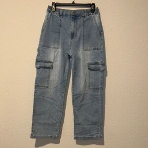 GOGO Light Blue Wide Leg Jeans